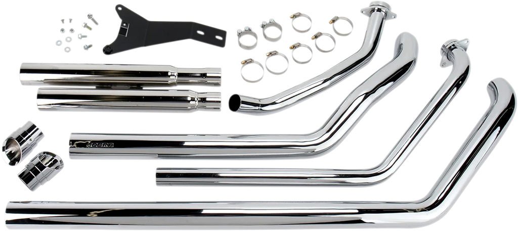 Cobra Streetrod Slashdown Exhaust 3918 - Side View