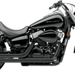 Load image into Gallery viewer, Cobra Streetrod Slashdown Exhaust - Black 1911B - Main Product View