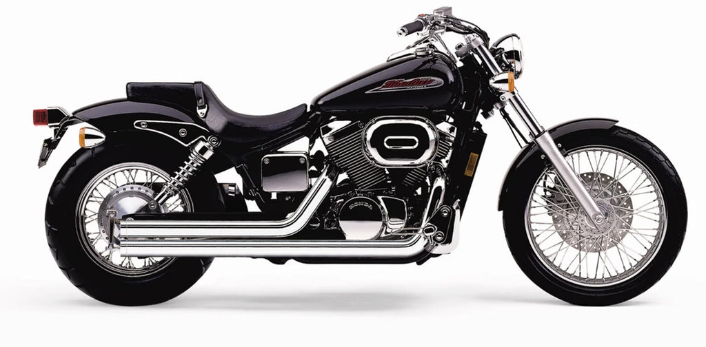 Cobra Streetrod Straight Cut Exhaust System 1724T - Side View