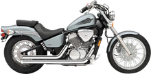 Load image into Gallery viewer, Cobra Streetrod Straight Cut Exhaust System - Chrome 1721T - Main Product View