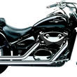 Load image into Gallery viewer, Cobra Streetrod Straight Cut Exhaust System - Chrome 3717T - Main Product View