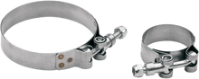 Load image into Gallery viewer, Cobra T-Bolt Exhaust Clamp - 1.90" - Stainless Steel - Side View