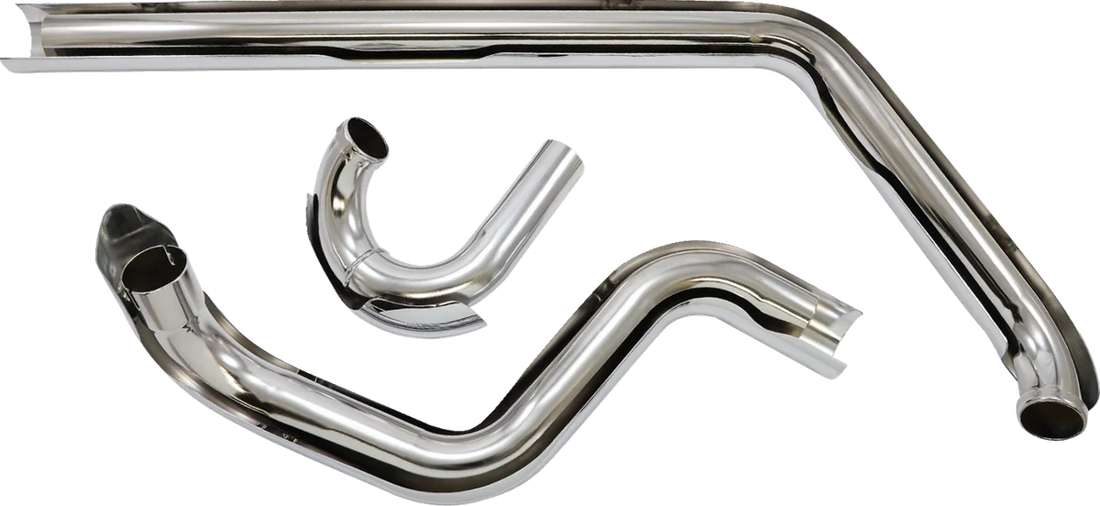 Cobra True Dual Exhaust - Billet Tip - '97-'06 Softail 6984 - Installation View