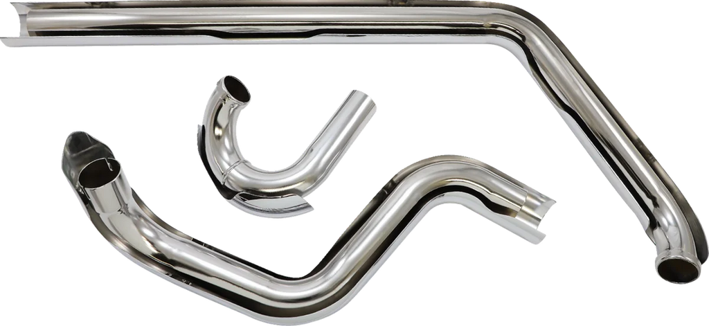 Cobra True Dual Exhaust - Billet Tip - '97-'06 Softail 6984 - Installation View