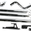 Load image into Gallery viewer, Cobra True Dual Exhaust - Fishtail - '07-'11 Softail 6988 - Back View
