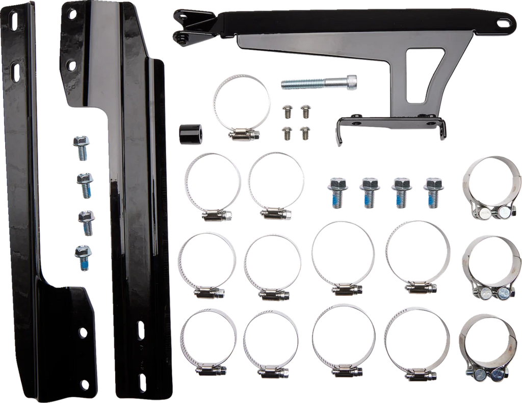Cobra True Dual Exhaust - Fishtail - '12-'17 Softail 6989 - Back View