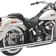 Load image into Gallery viewer, Cobra True Dual Exhaust - Fishtail - '97-'06 Softail 6987 - Side View
