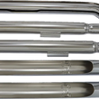 Load image into Gallery viewer, Cobra True Dual Exhaust - Fishtail - '97-'06 Softail 6987 - Back View