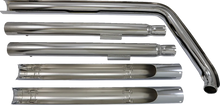 Load image into Gallery viewer, Cobra True Dual Exhaust - Fishtail - '97-'06 Softail 6987 - Back View