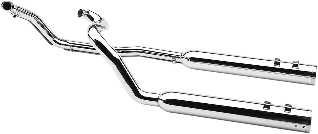 Cobra True Dual Headpipes - Chrome - '07-'08 FL 6251 - Back View
