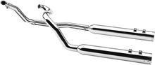 Load image into Gallery viewer, Cobra True Dual Headpipes - Chrome - '07-'08 FL 6251 - Back View