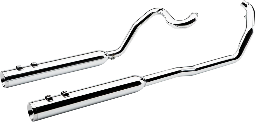 Cobra True Dual Headpipes - Chrome - '95-'06 FL 6250 - Installation View