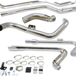 Load image into Gallery viewer, Cobra True Dual Headpipes - Chrome - Dresser 6257 - Main Product View