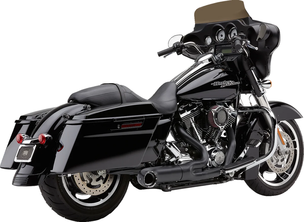 Cobra Turn Out 2-into-1 Exhaust System - Black 6270B-1 - Side View