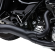 Load image into Gallery viewer, Cobra Turn Out 2-into-1 Exhaust System - Black 6270B-1 - Back View