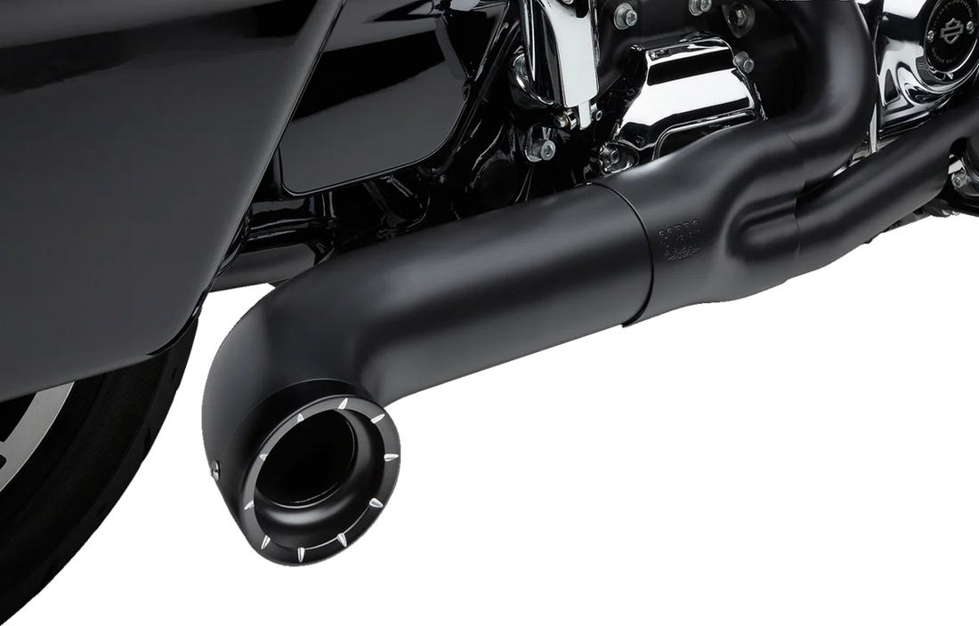Cobra Turn Out 2-into-1 Exhaust System - Black 6271B-1 - Back View