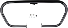 Load image into Gallery viewer, Cobra V-Bend Freeway Bar - Black - Softail 601-2108B - Side View