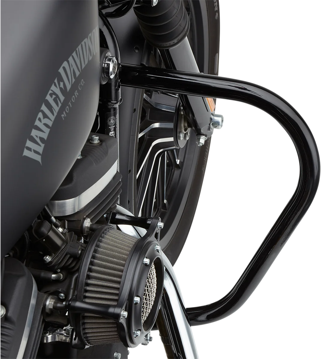 Cobra V-Bend Freeway Bar - Black - XL 601-2109B - Back View