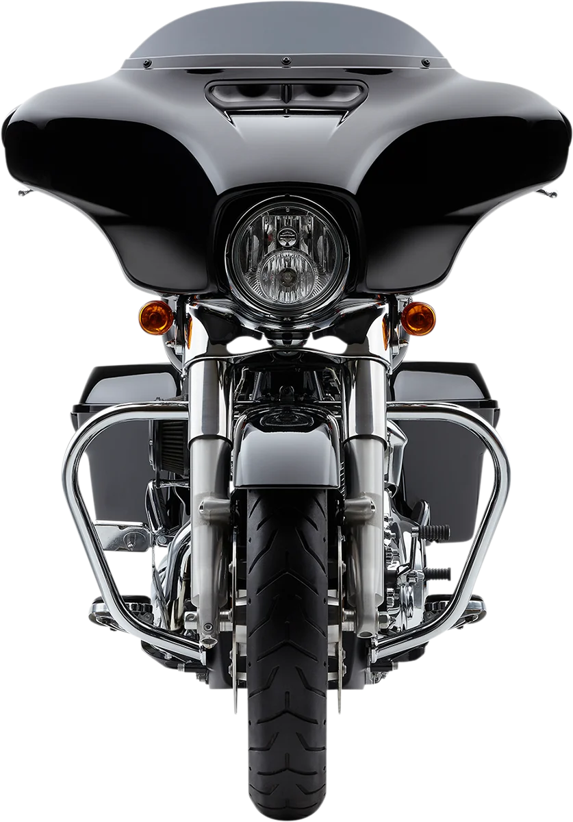 Cobra V-Bend Freeway Bar - Chrome - FLH 601-2113 - Back View