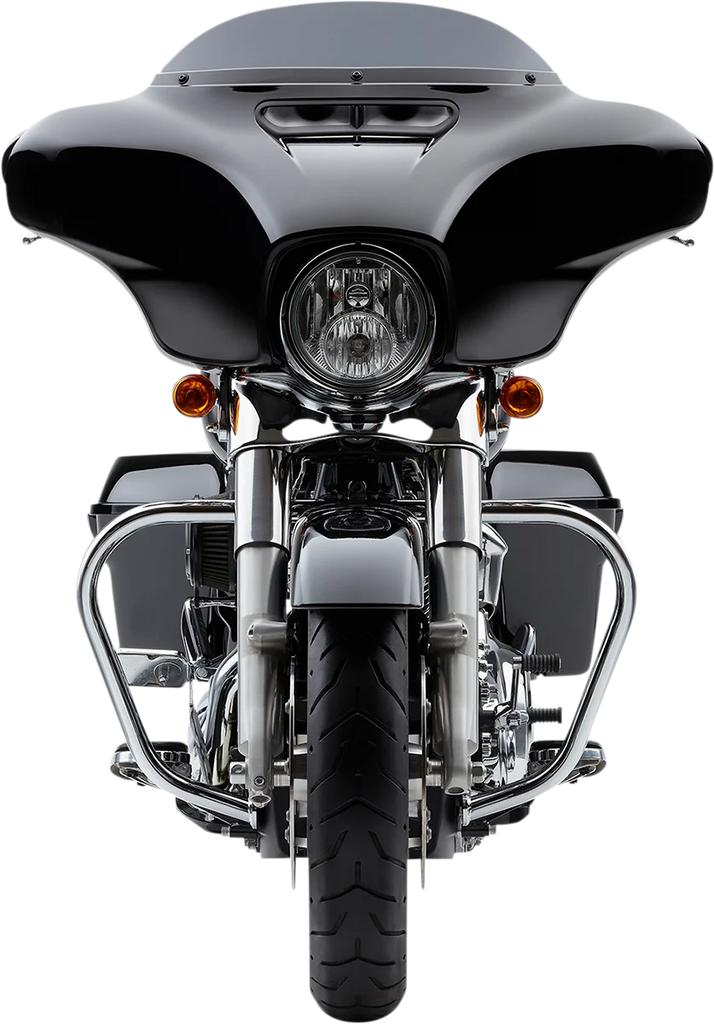 Cobra V-Bend Freeway Bar - Chrome - FLH 601-2113 - Back View