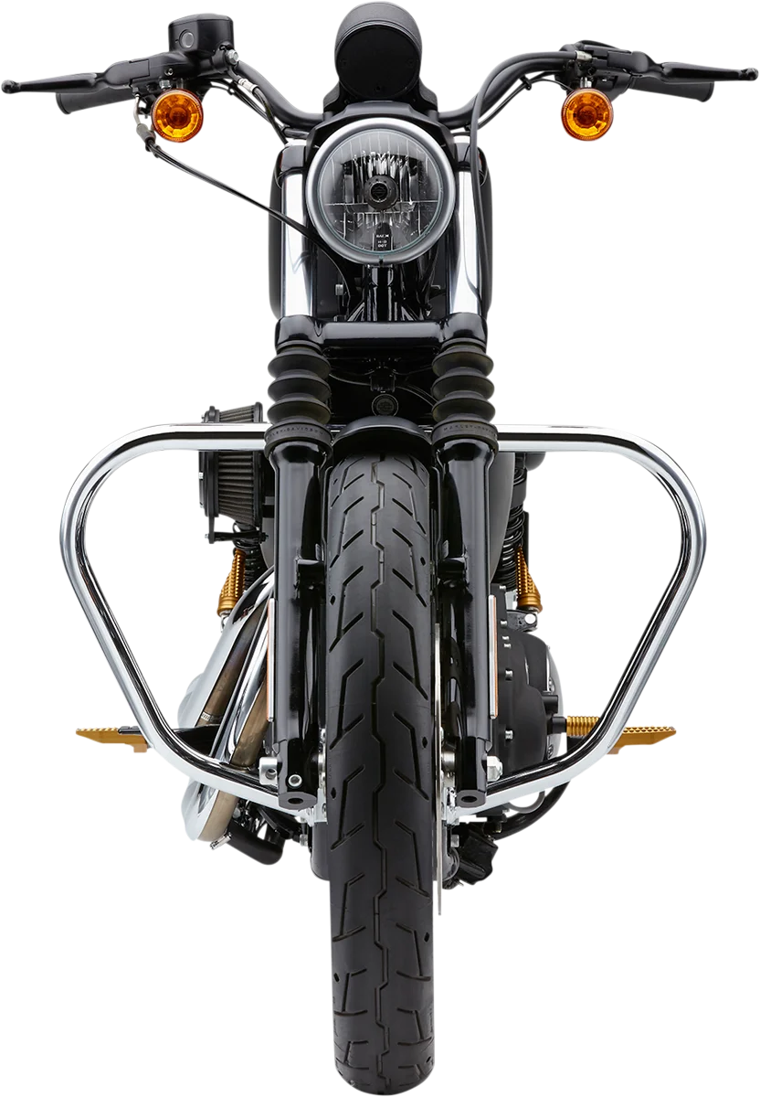 Cobra V-Bend Freeway Bar - Chrome - XL 601-2109 - Back View