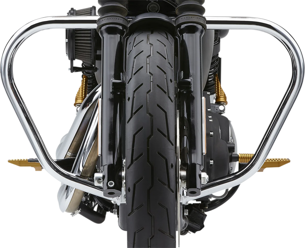 Cobra V-Bend Freeway Bar - Chrome - XL 601-2111 - Back View