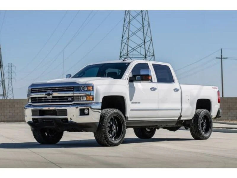 Cognito 11-19 Chevy/GMC Silv/Sierra 2500/3500 HD 2WD/4WD 3in Perf Leveling Kit w/ Fox PS 2.0 IFP - Side View