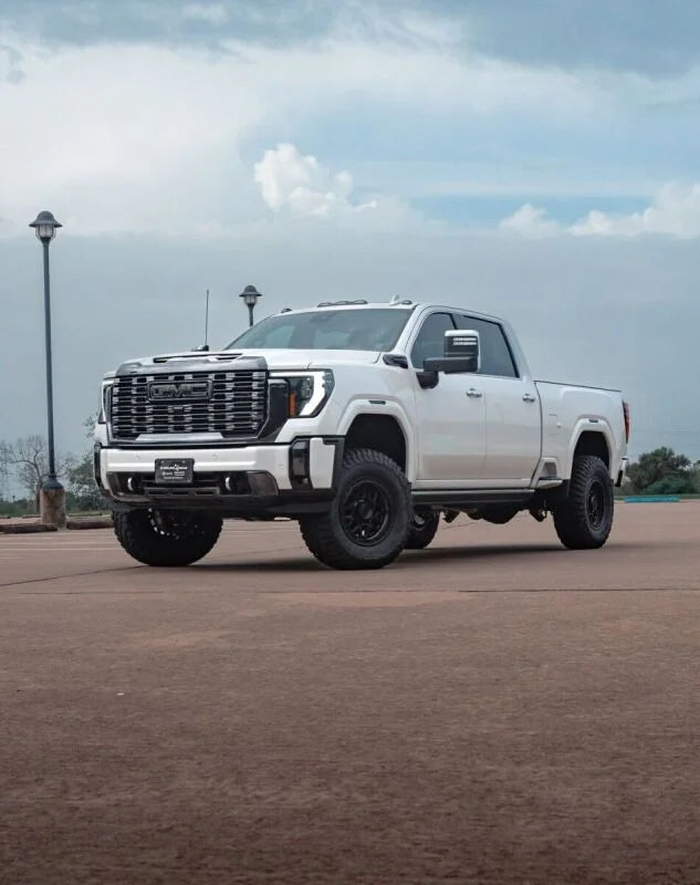 Cognito 11-19 Chevy/GMC Silv/Sierra 2500/3500 HD 2WD/4WD 3in Premier Leveling Kit w/ Fox PSRR 2.0 - Back View