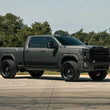 Load image into Gallery viewer, Cognito 20-24 Chevy Silv/Sierra 2500/3500HD 2WD/4WD 3in Elite Lvlng Kit w/ Fox 2.5 Elite Perf Series - Back View