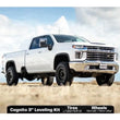 Load image into Gallery viewer, Cognito 20-24 Chevy/GMC Silv/Sierra 2500/3500 HD 2WD/4WD 3in Premier Leveling Kit w/ Fox PSRR 2.0 - Installation View