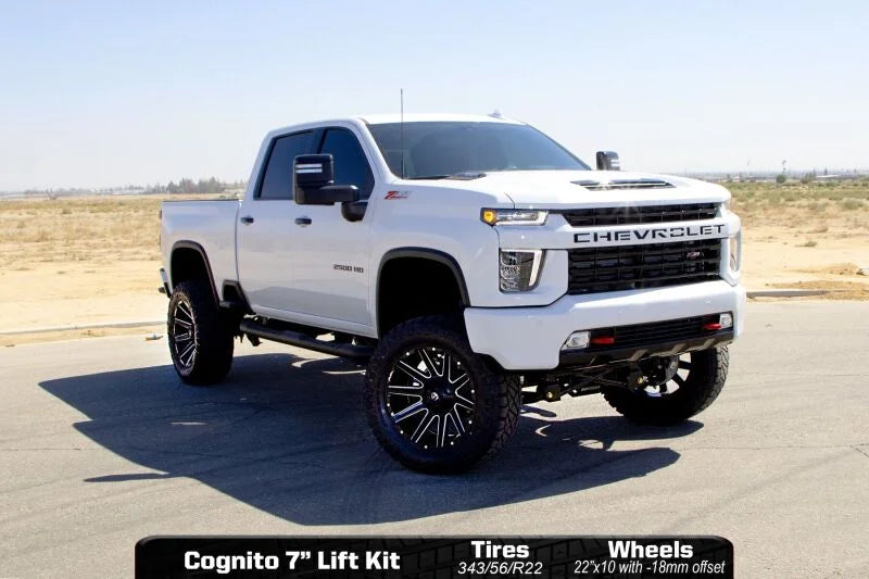 Cognito 20-24 Chevy/GMC Silv/Sierra 2500/3500 HD 2WD/4WD 7in Perf Lift Kit w/ Fox PSRR 2.0 Shocks - Additional View 6