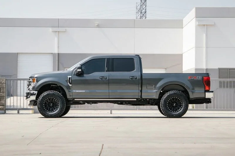 Cognito 20-24 Ford F-250/350 SD 4WD 3in Performance Lift Kit w/ Fox PS 2.0 IFP Shocks - Back View