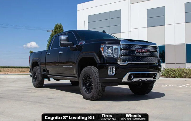 Cognito 20-25 Chevy/GMC Silverado/Sierra 2500/3500 HD 2WD/4WD 3in Standard Leveling Kit - Installation View
