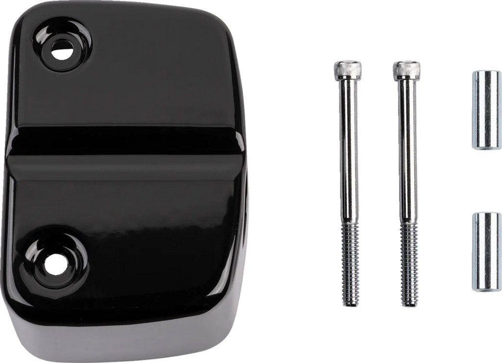 Coil Cover - Black - Harley Davidson DragSpecialties 33-0070GB - Side View
