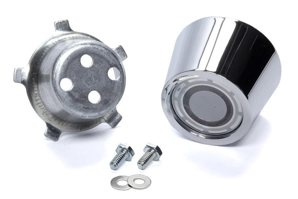 Coker Magnum 500 Bullseye Hub Cap Chrome MRMCCR