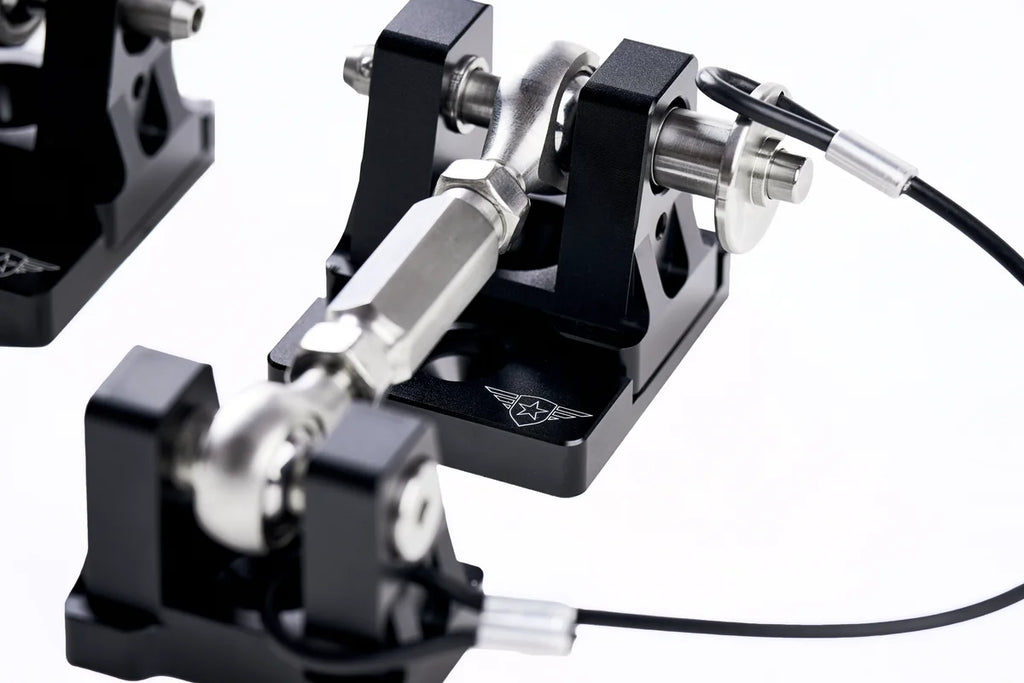 Combat Off Road JK/JL/JT Billet Aluminum Hood Latch Set 99-1090 - Side View