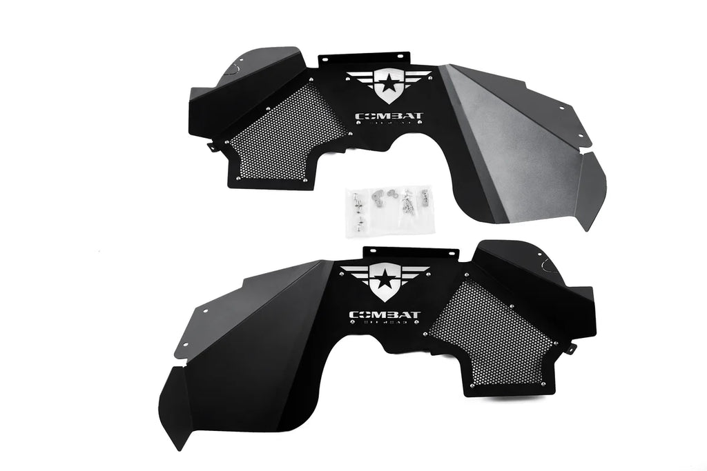 Combat Off Road Jeep JK/JKU Aluminum Inner Fender Liners - Front Pair 15-1066 - Main Product View