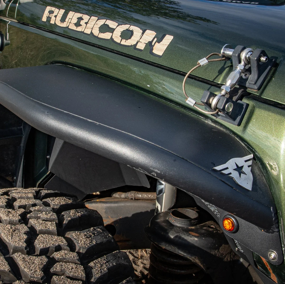 Combat Off Road Jeep JK/JKU Black Aluminum Fenders - Front Pair 15-1076 - Additional View 5