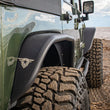 Load image into Gallery viewer, Combat Off Road Jeep JK/JKU Black Aluminum Fenders - Rear Pair 15-1079 - Installation View
