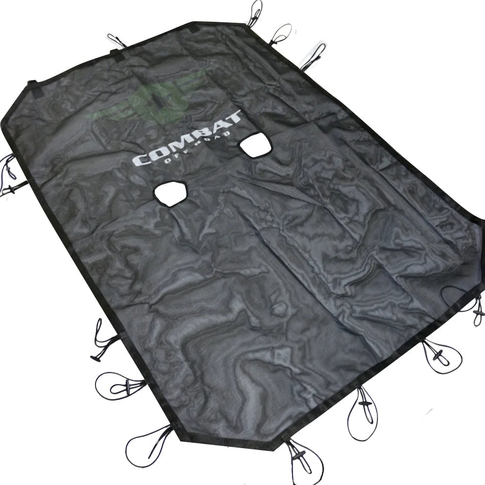 Combat Off Road Jeep JK/JKU Wrangler 4DR Sun Shade Cover 15-1031 - Back View