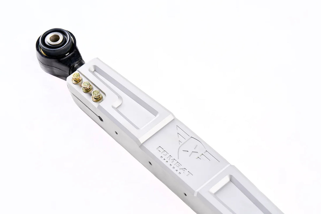 Combat Off Road Jeep JL/JLU Wrangler Aluminum Adjustable Lower Control Arm Raw - Rear Pair 25-1129 - Side View