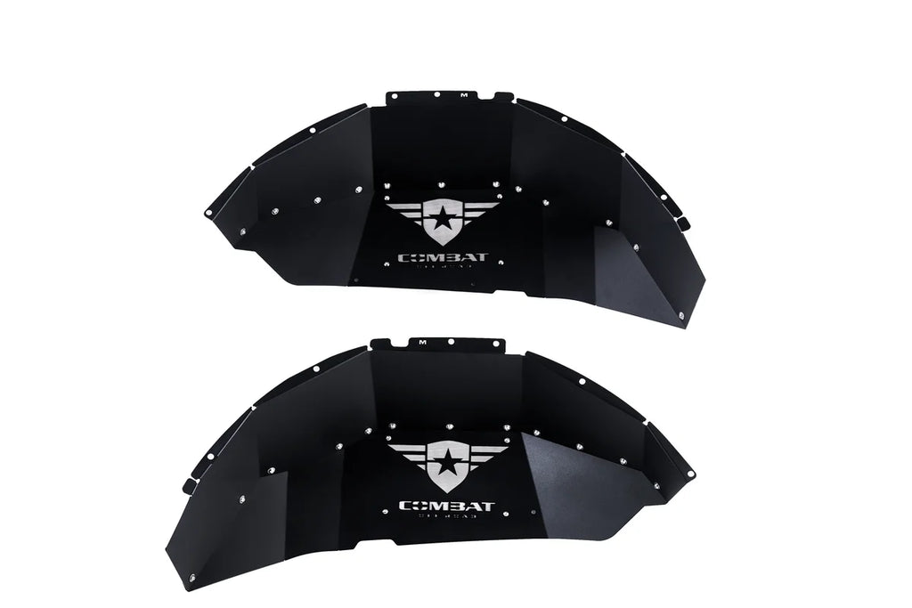 Combat Off Road Jeep JL/JLU Wrangler Aluminum Inner Fender Liners - Rear Pair 25-1069 - Main Product View