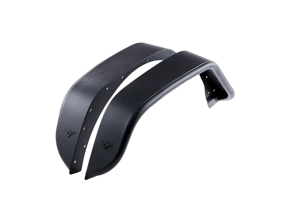 Combat Off Road Jeep JL/JLU Wrangler Black Aluminum Fender - Rear Pair 25-1079 - Main Product View