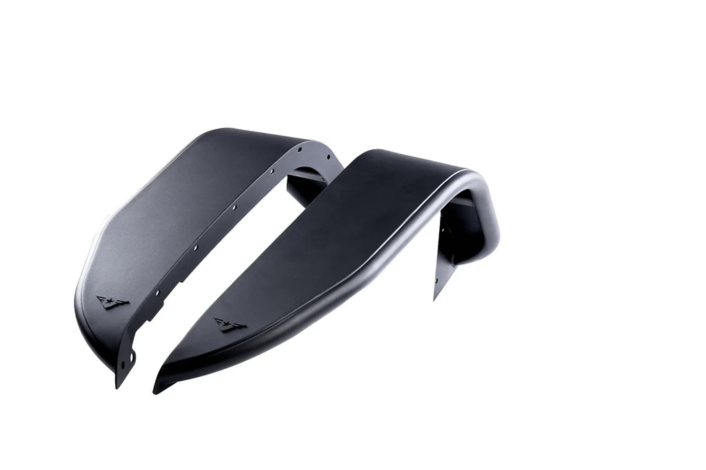 Combat Off Road Jeep JL/JLU Wrangler Black Aluminum Fenders - Front Pair 25-1076 - Main Product View