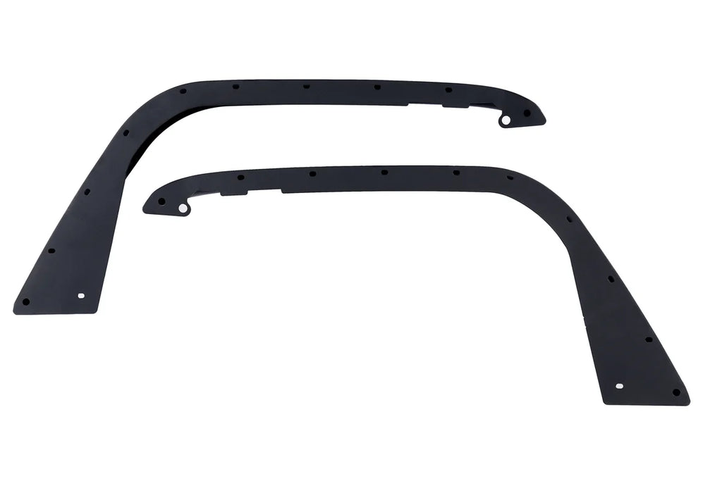 Combat Off Road Jeep JL/JLU Wrangler Black Aluminum Fenders - Front Pair 25-1076 - Installation View