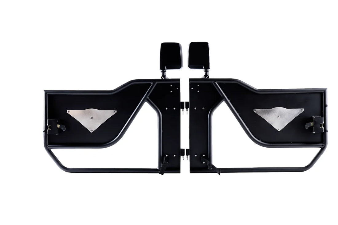 Combat Off Road Jeep JL/JLU Wrangler Tube Doors - Front Pair 25-1046 - Back View