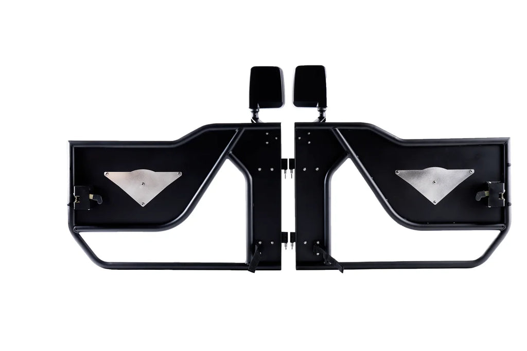Combat Off Road Jeep JL/JLU Wrangler Tube Doors - Front Pair 25-1046 - Back View