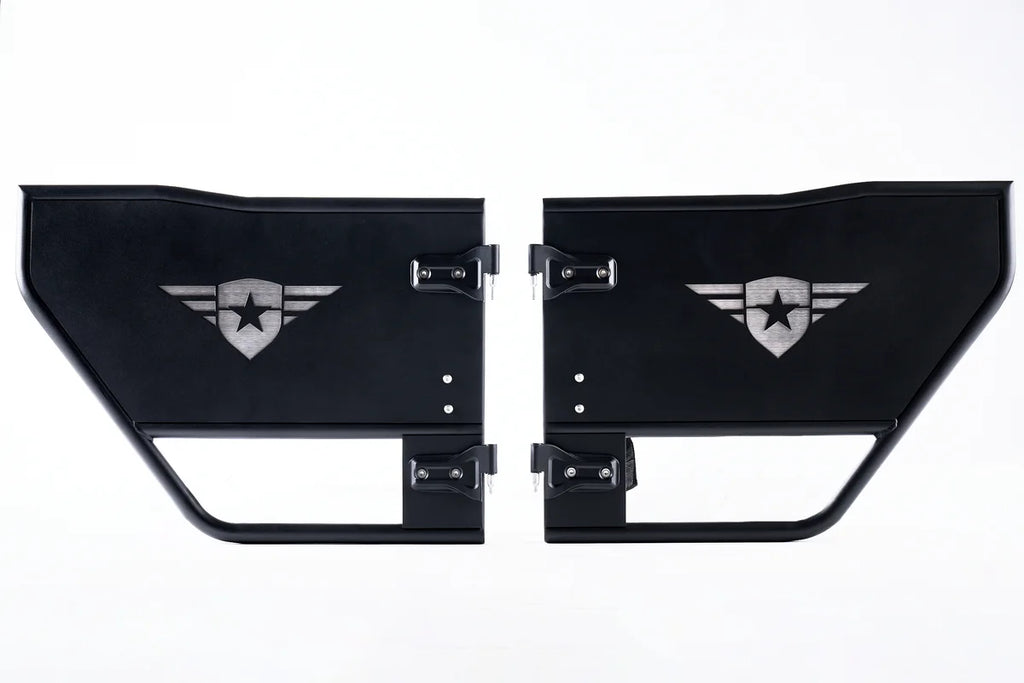 Combat Off Road Jeep JL/JLU Wrangler Tube Doors - Rear Pair 25-1049 - Main Product View