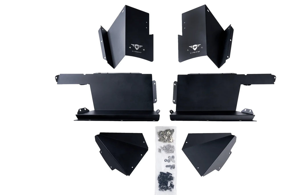 Combat Off Road Jeep JT Gladiator Aluminum Inner Fender Liners - Rear Pair 35-1069 - Installation View