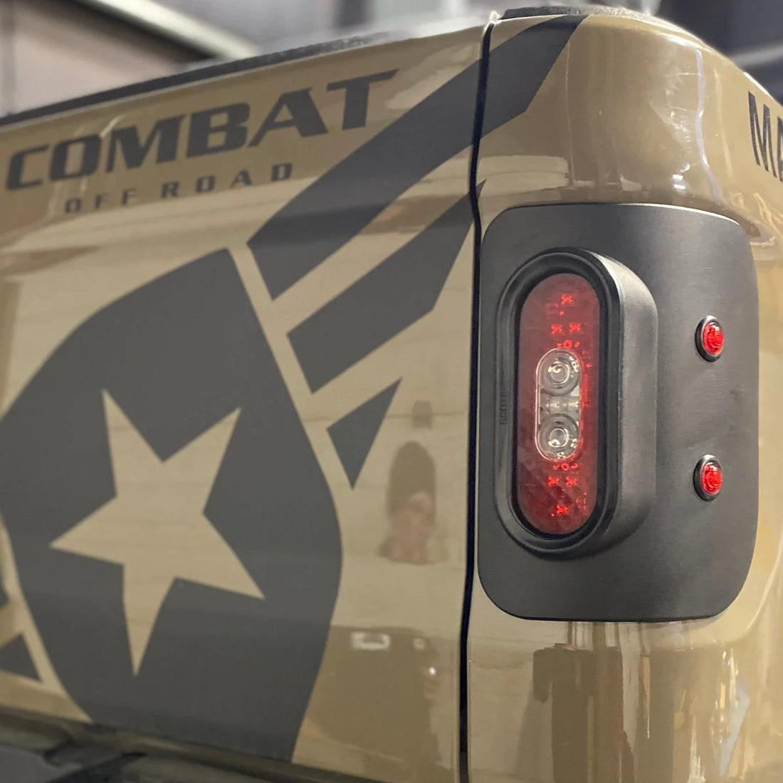 Combat Off Road Jeep JT Gladiator Off Road LED Tail Light Kit 35-1050 - Back View